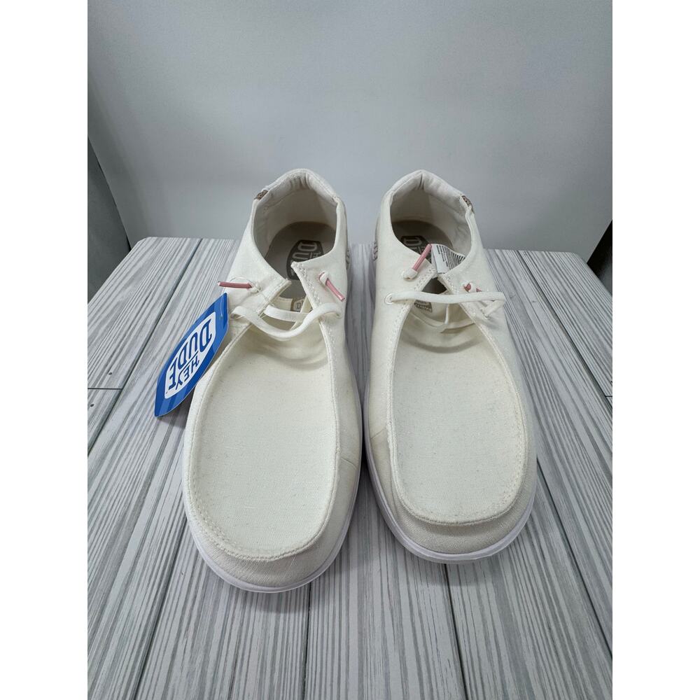 Hey Dude Wendy Rise Women's Shoes Spark White W9 Lightweight Casual Slip-On New - Picture 2 of 9